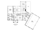 Tudor House Plan - Turnstone 15378 - 1st Floor Plan