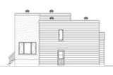 Contemporary House Plan - 15484 - Left Exterior