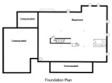 Ranch House Plan - Claudia 15553 - Basement Floor Plan