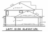 Craftsman House Plan - Sunflower Creek 15574 - Left Exterior