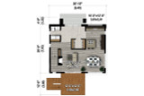 Contemporary House Plan - 15577 - 1st Floor Plan