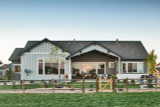 Ranch House Plan - Bozeman Trail 15635 - Rear Exterior