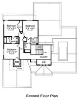 Secondary Image - Craftsman House Plan - Hollandale 15689 - 2nd Floor Plan
