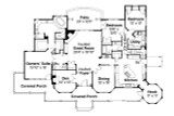 Country House Plan - Greenbriar 15760 - 1st Floor Plan
