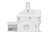 Cape Cod House Plan - Reston 15784 - Left Exterior