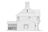 Cape Cod House Plan - Reston 15784 - Left Exterior