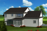 Traditional House Plan - 15832 - Rear Exterior