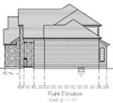 European House Plan - Chestnut Hill 16027 - Right Exterior