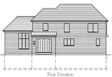 European House Plan - Chestnut Hill 16027 - Rear Exterior