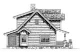 Lodge Style House Plan - Mt. Carmel 16257 - Left Exterior