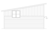 Contemporary House Plan - Garden Hwy 16357 - Left Exterior