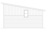 Contemporary House Plan - Garden Hwy 16357 - Right Exterior