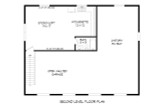 Secondary Image - Contemporary House Plan - Garden Hwy 16357 - 2nd Floor Plan