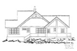 Traditional House Plan - Cedar Point 16372 - Rear Exterior