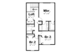 Traditional House Plan - Flacco 16622 - 2nd Floor Plan