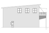 Contemporary House Plan - 16668 - Left Exterior