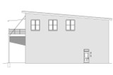 Contemporary House Plan - 16668 - Right Exterior