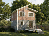 Modern House Plan - 16738 - Rear Exterior