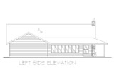 Country House Plan - 16767 - Left Exterior