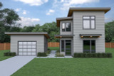 Contemporary House Plan - 16840 - Front Exterior