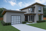 Contemporary House Plan - 16840 - Left Exterior