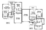 Country House Plan - Carmichael 16868 - 1st Floor Plan