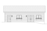 Traditional House Plan - 16981 - Left Exterior