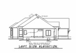 Traditional House Plan - Sinclair Springs 16998 - Left Exterior
