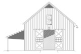 Country House Plan - Waxhaw Barn 17086 - Left Exterior