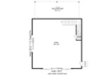 Country House Plan - Waxhaw Barn 17086 - 1st Floor Plan