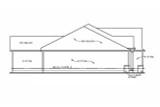 Ranch House Plan - Cabot Grove 17118 - Left Exterior