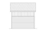 Modern House Plan - 17127 - Rear Exterior