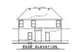 Traditional House Plan - Kuebler 17134 - Rear Exterior