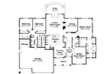 Craftsman House Plan - Hearthside 17238 - 1st Floor Plan