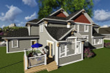 Craftsman House Plan - 17239 - Rear Exterior