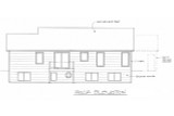 Secondary Image - Traditional House Plan - 17259 - Rear Exterior