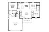 Traditional House Plan - 17259 - 1st Floor Plan