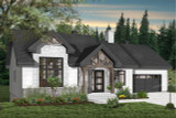 Craftsman House Plan - Barrington 2 17436 - Front Exterior