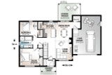 Craftsman House Plan - Barrington 2 17436 - 1st Floor Plan
