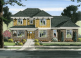 Craftsman House Plan - Wisteria Hall 17489 - Front Exterior