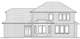 Craftsman House Plan - Wisteria Hall 17489 - Rear Exterior