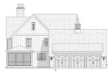 Tudor House Plan - Weston 17524 - Left Exterior