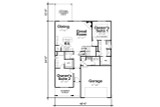 Craftsman House Plan - Cedar Ridge 17588 - 1st Floor Plan