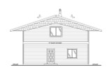 Bungalow House Plan - 17792 - Rear Exterior