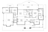 Prairie House Plan - Wills Point 17863 - 1st Floor Plan