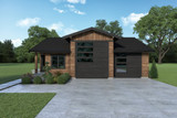 Modern House Plan - 17904 - Front Exterior