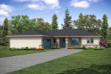 Country House Plan - Wasco 18042 - Front Exterior