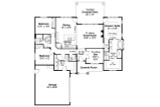 Country House Plan - Wasco 18042 - 1st Floor Plan