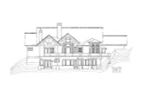 Craftsman House Plan - Stonebridge 18043 - Rear Exterior