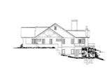 Craftsman House Plan - Stonebridge 18043 - Right Exterior